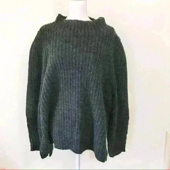 Leith Chunky Knit Mock Neck Pullover Sweater - Picture 5 of 10